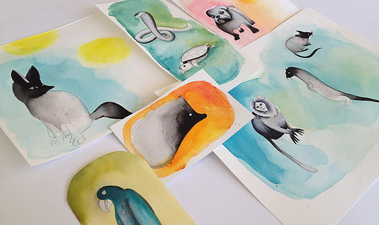 April Challenge: Week Three, Animal Party