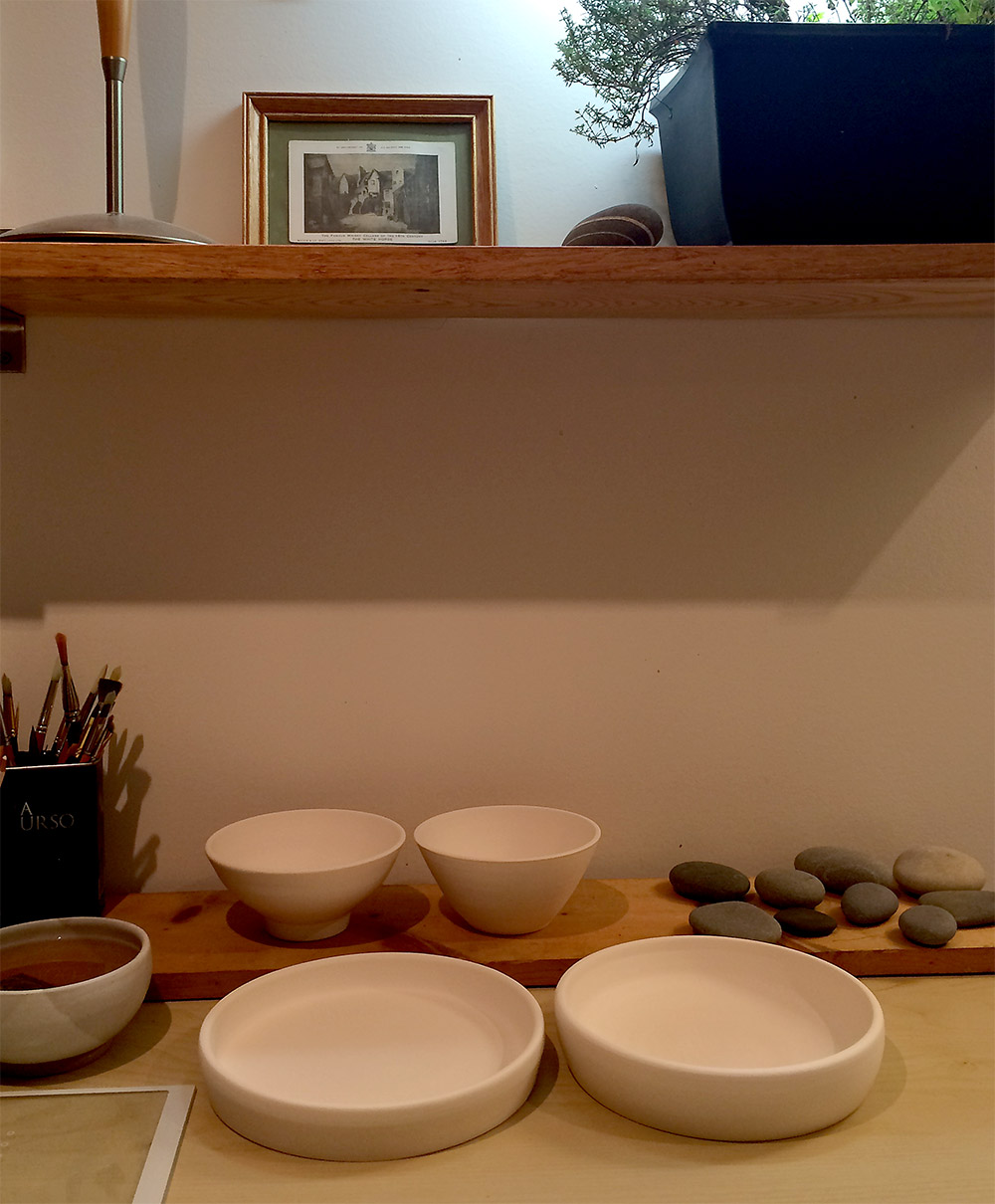 Ceramic plates and bowls