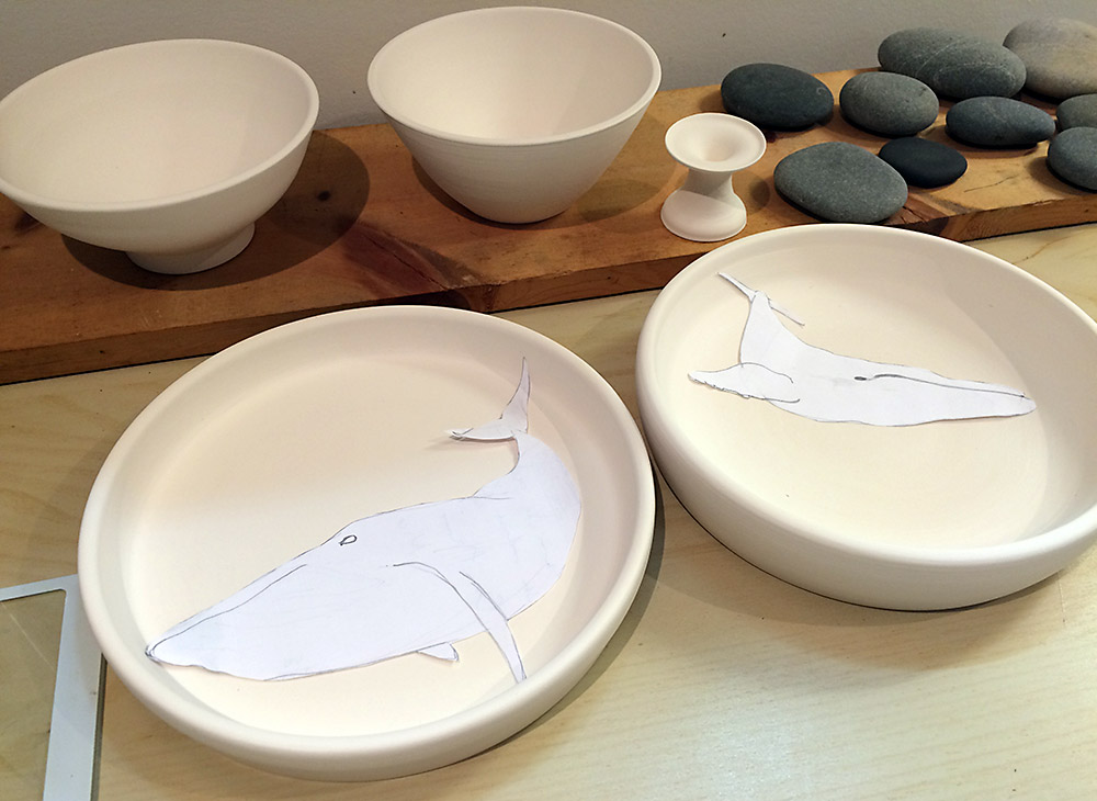 Ceramic plates and bowls