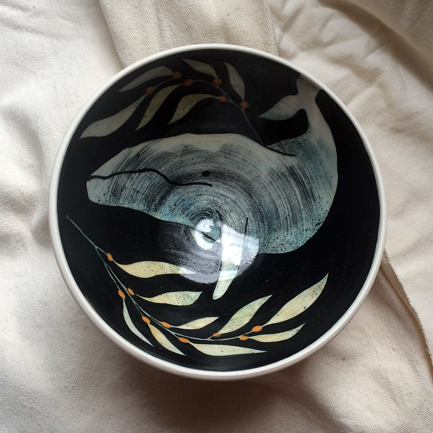 Whale and algae bowl