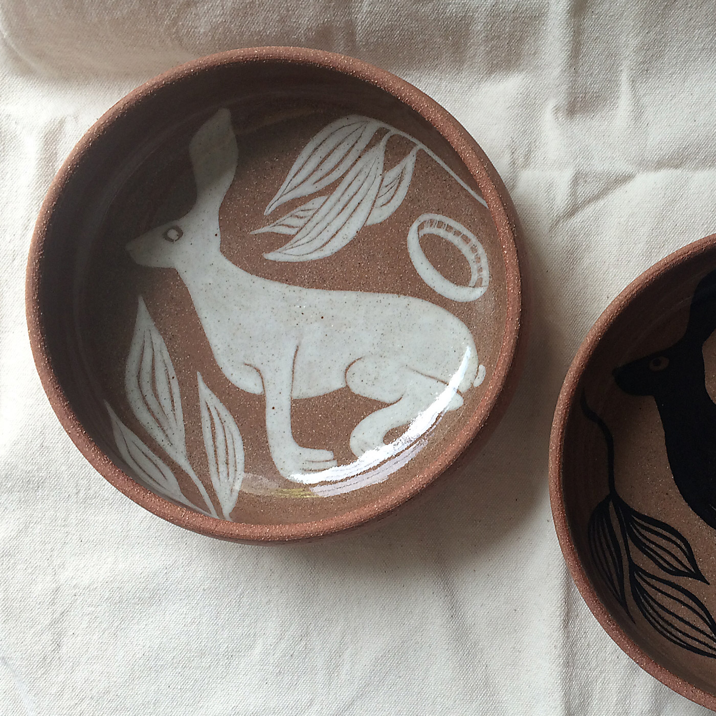 White hare bowl