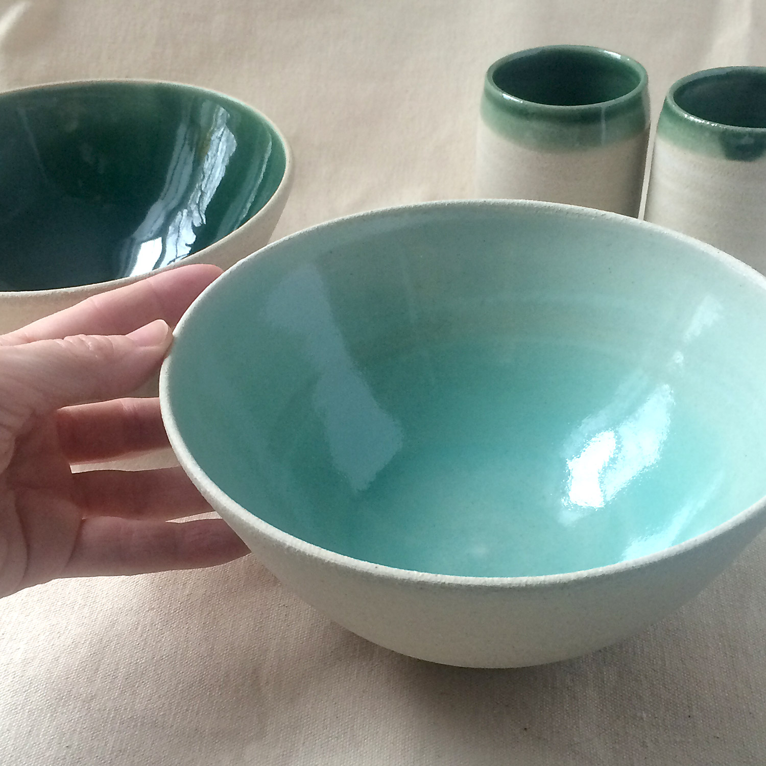 Big celadon bowl