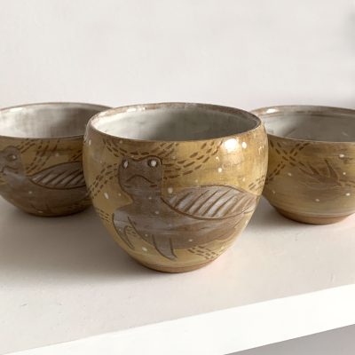 Minis gobelets jaunes