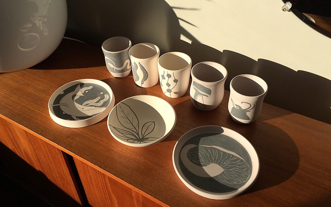 HES, Week 9: Decorating Pottery Pieces